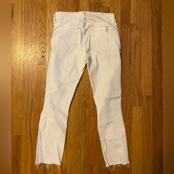 White ripped cropped jeans - Picture 2 of 3